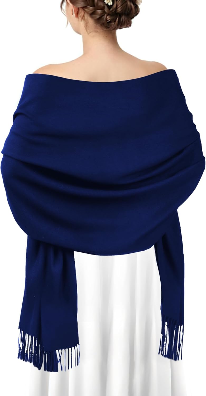 AURUZA Shawls and Wraps for Evening Dresses, Soft Pashmina Shawls for Women, Pashmina Shawls for Wedding Party - Image 1
